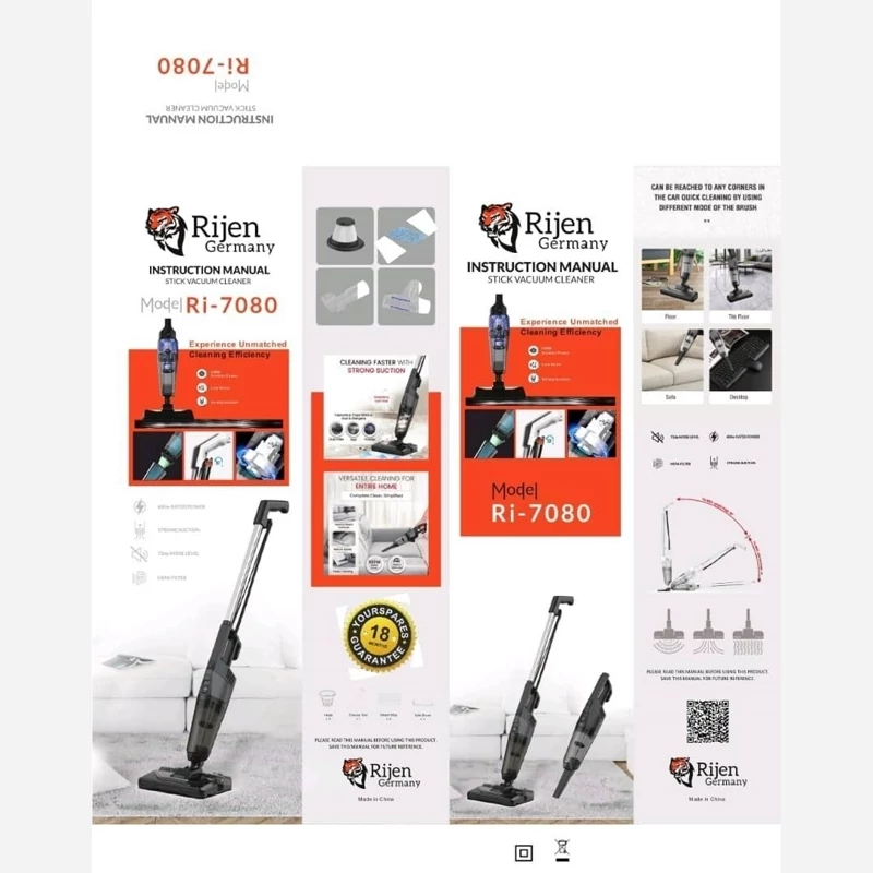 جاروبرقی پرتابل ایستاده ریجن آلمان مدلRi-7080