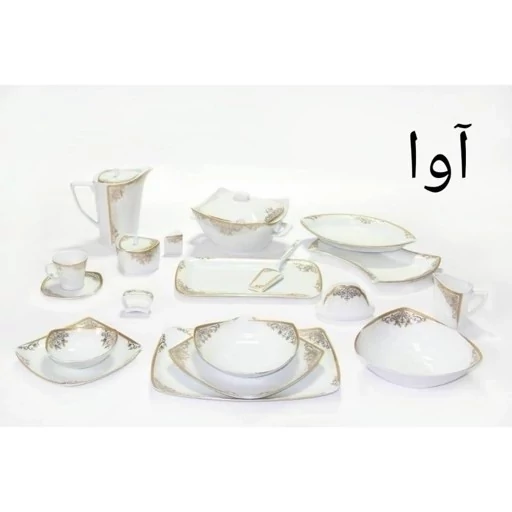 سرویس چینی پردیس طرح آوا 105 پارچه 12 نفره (پس کرایه)