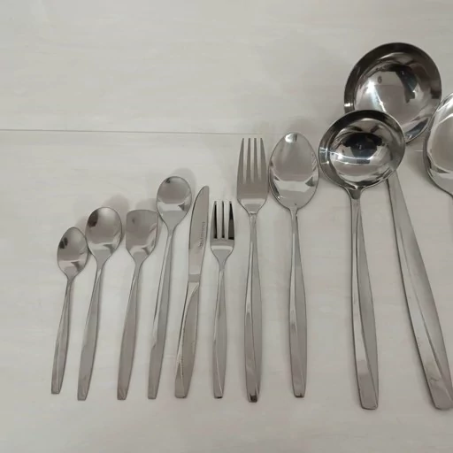 سرویس قاشق و چنگال 168 پارچه استیل سیسیلی