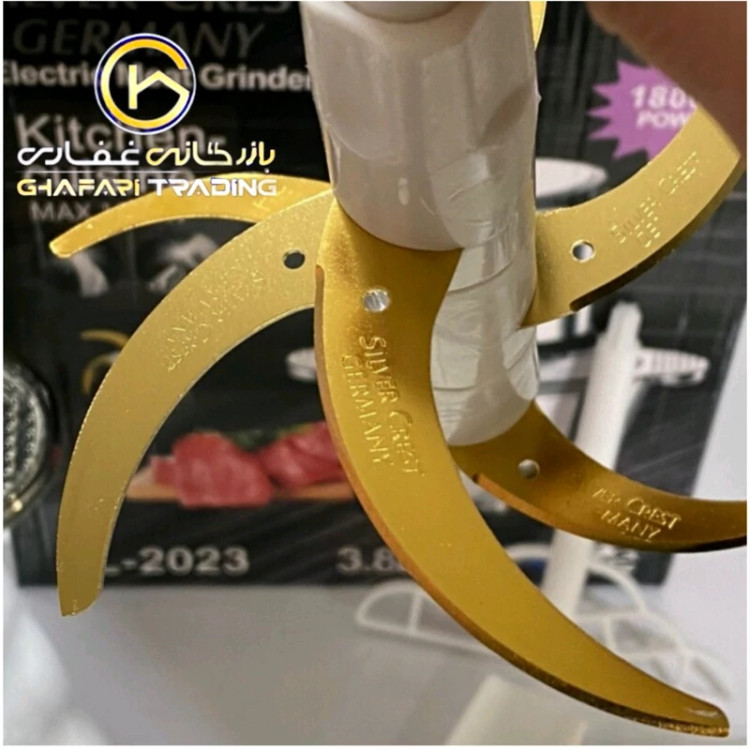 خرد کن سیلور کرست حک شده موتور قوی 6تیغه اصل تیغه تیتانیومی