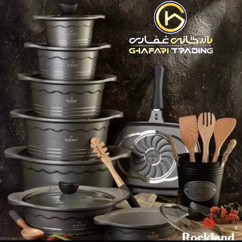 سرویس قابلمه  14پارچه برند راکلند گارانتی شرکتی ارسال رایگان